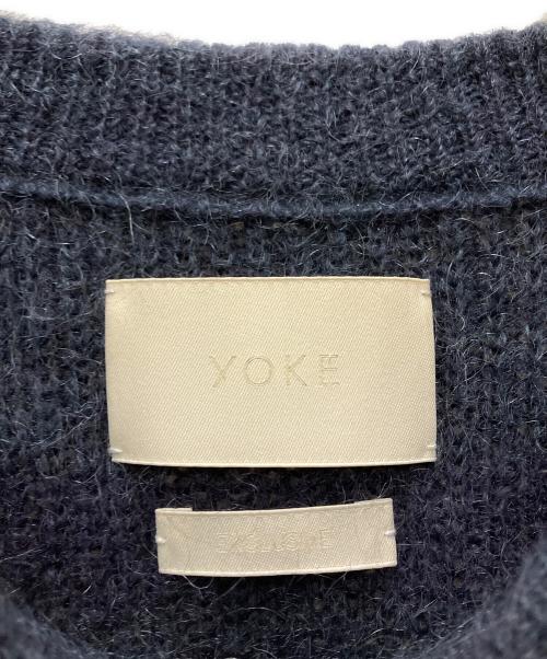YOKE（ヨーク）YOKE (ヨーク) 1LDK (ワンエルディーケー) 別注STILL BORDER CREWNECK ネイビー サイズ:2の古着・服飾アイテム