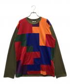 COMME des GARCONS HOMME PLUSコムデギャルソンオムプリュス）の古着「マルチカラーカットソー」｜マルチカラー