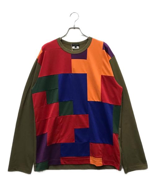 COMME des GARCONS HOMME PLUS（コムデギャルソンオムプリュス）COMME des GARCONS HOMME PLUS (コムデギャルソンオムプリュス) マルチカラーカットソー マルチカラー サイズ:Lの古着・服飾アイテム