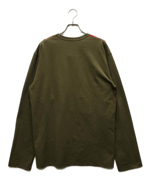 COMME des GARCONS HOMME PLUS（コムデギャルソンオムプリュス）COMME des GARCONS HOMME PLUS (コムデギャルソンオムプリュス) マルチカラーカットソー マルチカラー サイズ:Lの古着・服飾アイテム
