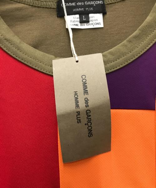COMME des GARCONS HOMME PLUS（コムデギャルソンオムプリュス）COMME des GARCONS HOMME PLUS (コムデギャルソンオムプリュス) マルチカラーカットソー マルチカラー サイズ:Lの古着・服飾アイテム