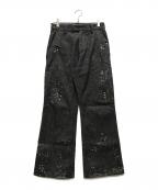 masuエムエーエスユー）の古着「GA**XY PIQUE WORK TROUSERS」｜グレー