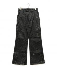 masu（エムエーエスユー）の古着「GA**XY PIQUE WORK TROUSERS」｜グレー