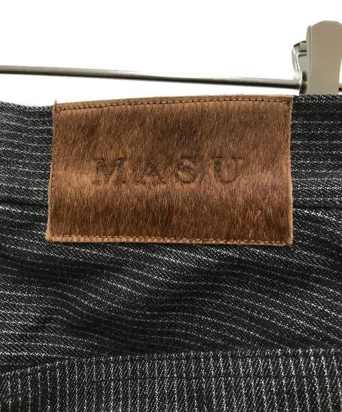 masu（エムエーエスユー）masu (エムエーエスユー) GA**XY PIQUE WORK TROUSERS グレー サイズ:42の古着・服飾アイテム