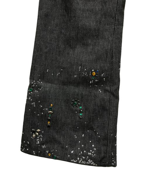 masu（エムエーエスユー）masu (エムエーエスユー) GA**XY PIQUE WORK TROUSERS グレー サイズ:42の古着・服飾アイテム