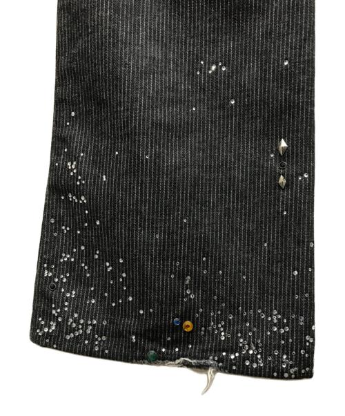 masu（エムエーエスユー）masu (エムエーエスユー) GA**XY PIQUE WORK TROUSERS グレー サイズ:42の古着・服飾アイテム