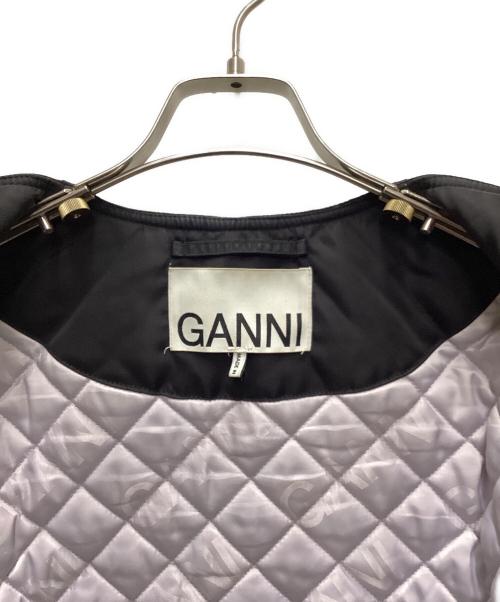 GANNI（ガニー）Ganni (ガニー) ボンバージャケット ブラック サイズ:36の古着・服飾アイテム