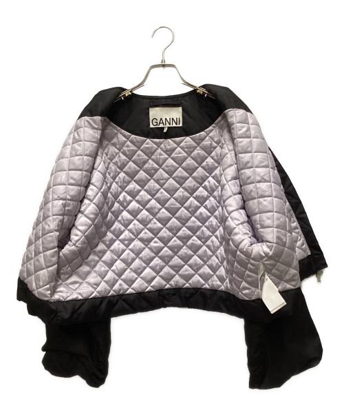 GANNI（ガニー）Ganni (ガニー) ボンバージャケット ブラック サイズ:36の古着・服飾アイテム