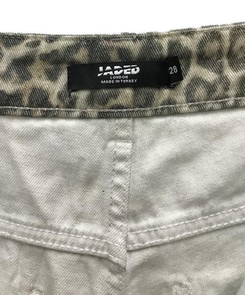 Jaded London（ジェイデッドロンドン）Jaded London (ジェイデッドロンドン) Clossus Jorts レオパードジョーツ マルチカラー サイズ:28の古着・服飾アイテム