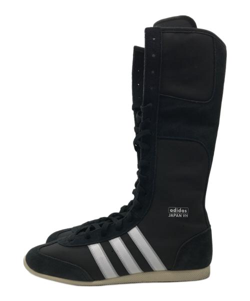 adidas（アディダス）adidas (アディダス) Japan VH ハイカットスニーカー ブラック サイズ:25cmの古着・服飾アイテム