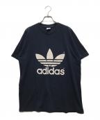 adidasアディダス）の古着「80`SトレフォイルロゴTEE」｜ネイビー