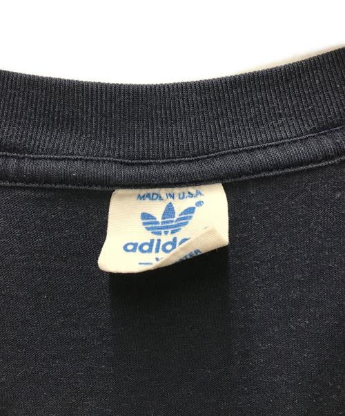 adidas（アディダス）adidas (アディダス) 80`SトレフォイルロゴTEE ネイビー サイズ:XLの古着・服飾アイテム