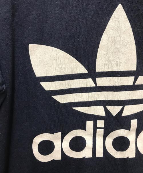 adidas（アディダス）adidas (アディダス) 80`SトレフォイルロゴTEE ネイビー サイズ:XLの古着・服飾アイテム