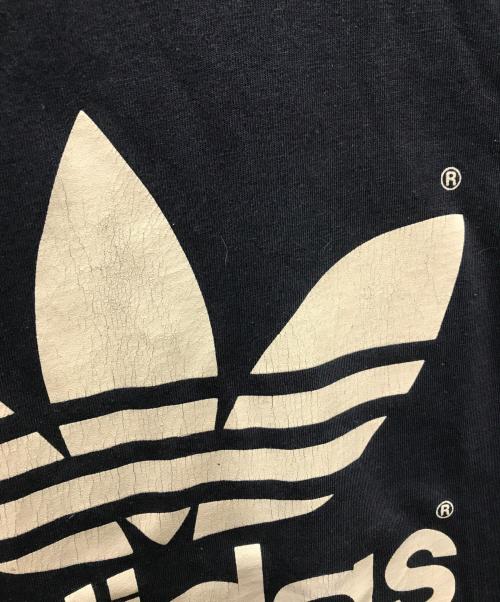 adidas（アディダス）adidas (アディダス) 80`SトレフォイルロゴTEE ネイビー サイズ:XLの古着・服飾アイテム