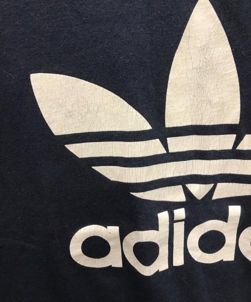 adidas（アディダス）adidas (アディダス) 80`SトレフォイルロゴTEE ネイビー サイズ:XLの古着・服飾アイテム