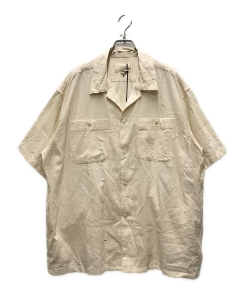 yokosakamoto（ヨウコサカモト）YOKOSAKAMOTO (ヨウコサカモト) UTILITY S/S SHIRT ホワイト サイズ:Mの古着・服飾アイテム