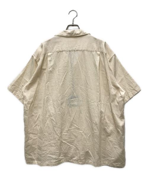 yokosakamoto（ヨウコサカモト）YOKOSAKAMOTO (ヨウコサカモト) UTILITY S/S SHIRT ホワイト サイズ:Mの古着・服飾アイテム