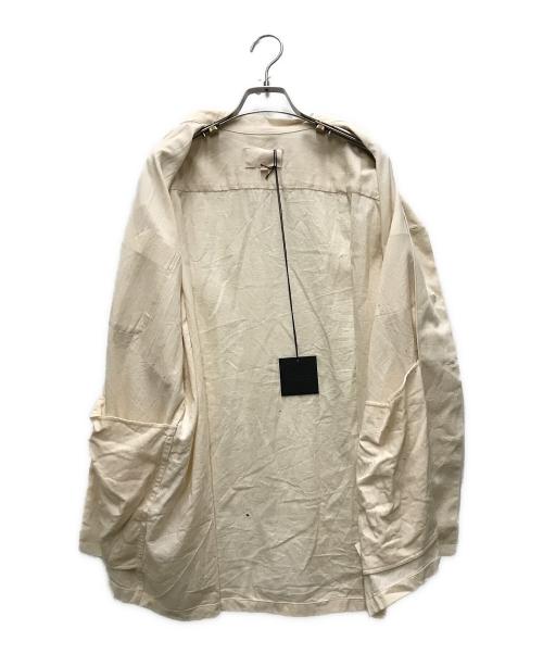 yokosakamoto（ヨウコサカモト）YOKOSAKAMOTO (ヨウコサカモト) UTILITY S/S SHIRT ホワイト サイズ:Mの古着・服飾アイテム
