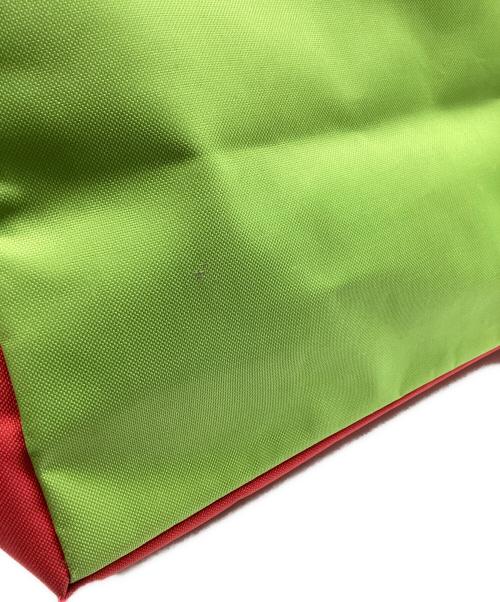 Herve Chapelier（エルベシャプリエ）Herve Chapelier (エルベシャプリエ) 舟形トートバッグ レッド×グリーン サイズ:FREEの古着・服飾アイテム