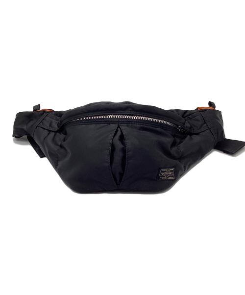 PORTER（ポーター）PORTER (ポーター) TANKER WAIST BAG ブラックの古着・服飾アイテム