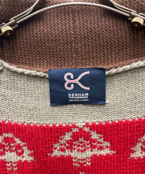 Denham（デンハム）Denham (デンハム) a IN U STORY KNIT ベージュ サイズ:XLの古着・服飾アイテム