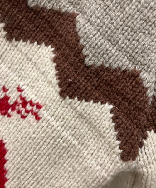 Denham（デンハム）Denham (デンハム) a IN U STORY KNIT ベージュ サイズ:XLの古着・服飾アイテム