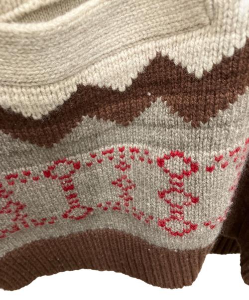 Denham（デンハム）Denham (デンハム) a IN U STORY KNIT ベージュ サイズ:XLの古着・服飾アイテム
