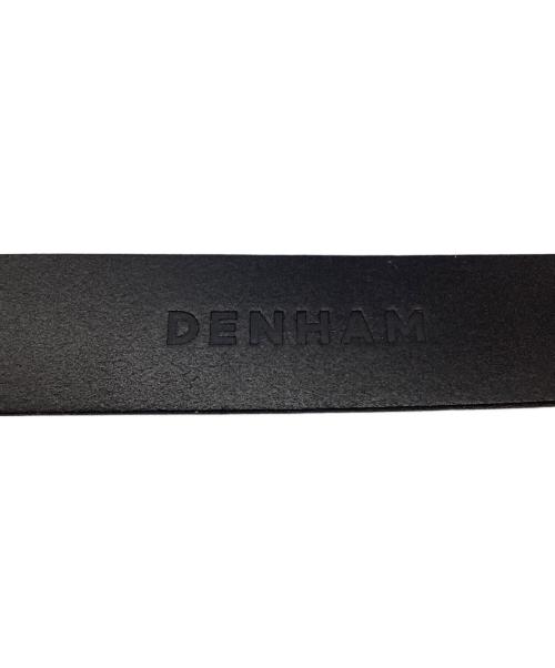 Denham（デンハム）Denham (デンハム) スクエアバックルレザーベルト ブラックの古着・服飾アイテム
