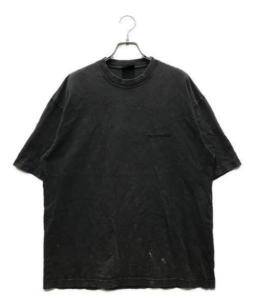 BALENCIAGA（バレンシアガ）BALENCIAGA (バレンシアガ) オーバーサイズロゴTee グレー サイズ:XSの古着・服飾アイテム
