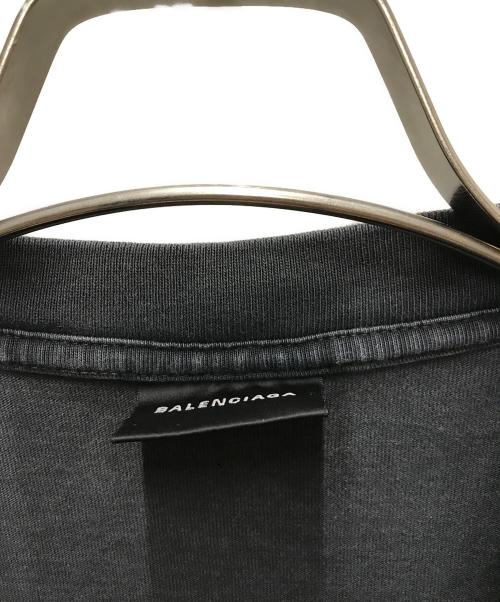BALENCIAGA（バレンシアガ）BALENCIAGA (バレンシアガ) オーバーサイズロゴTee グレー サイズ:XSの古着・服飾アイテム