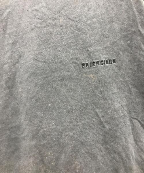 BALENCIAGA（バレンシアガ）BALENCIAGA (バレンシアガ) オーバーサイズロゴTee グレー サイズ:XSの古着・服飾アイテム