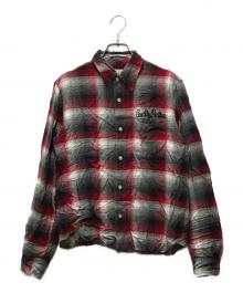 WACKO MARIA（ワコマリア）の古着「オンブレチェックシャツ」｜レッド×ブラック