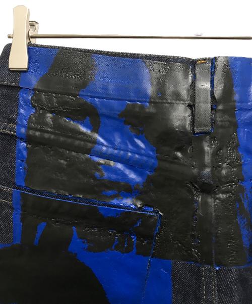 CALVIN KLEIN 205W39NYC（カルバンクライン205W39NYC）CALVIN KLEIN 205W39NYC (カルバンクライン205W39NYC) ANDY WARHOL (アンディウォーホル) コーティングアートデニムパンツ インディゴ サイズ:W30の古着・服飾アイテム