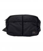 PORTERポーター）の古着「TANKER WAIST BAG」｜ブラック