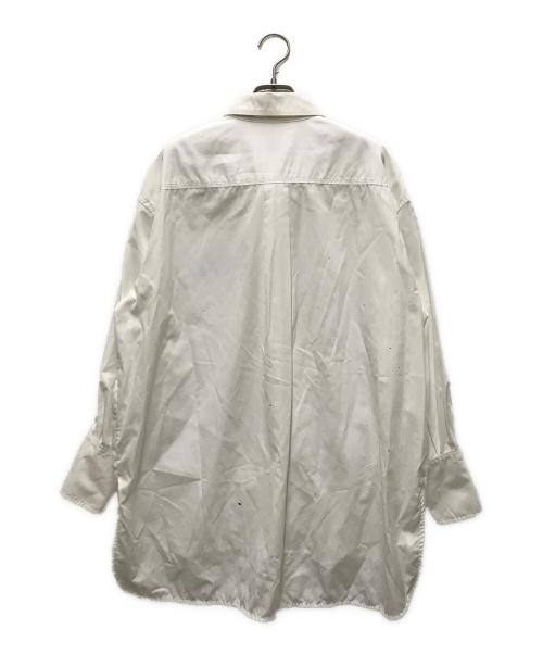 BURBERRY（バーバリー）BURBERRY (バーバリー) ホースフェリーボウタイシャツ ホワイト サイズ:6の古着・服飾アイテム