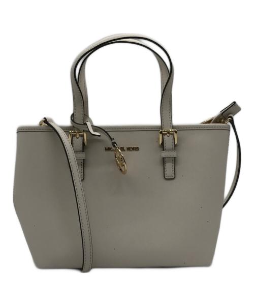 MICHAEL KORS（マイケルコース）MICHAEL KORS (マイケルコース) 2WAYバッグ ベージュの古着・服飾アイテム