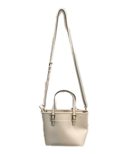 MICHAEL KORS（マイケルコース）MICHAEL KORS (マイケルコース) 2WAYバッグ ベージュの古着・服飾アイテム
