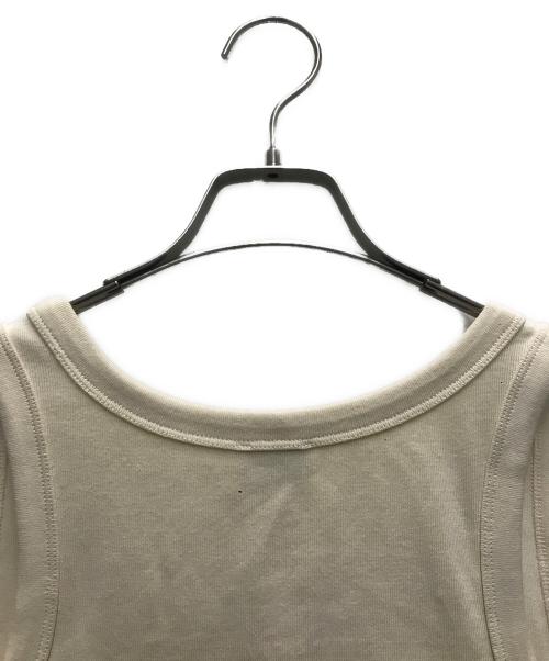 KENZO（ケンゾー）KENZO (ケンゾー) Boke Flower 2.0' リブタンクトップ ベージュ サイズ:Mの古着・服飾アイテム