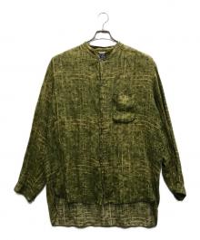 C.P COMPANY（シーピーカンパニー）の古着「95ss リネンシャツ」｜グリーン