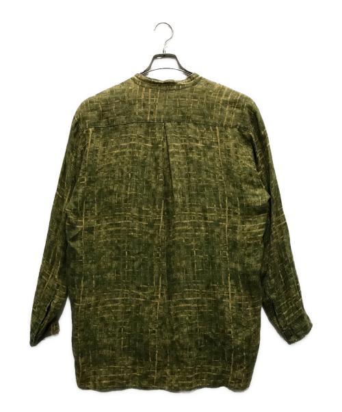 C.P COMPANY（シーピーカンパニー）C.P COMPANY (シーピーカンパニー) 95ss リネンシャツ グリーン サイズ:3の古着・服飾アイテム
