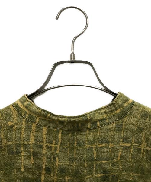C.P COMPANY（シーピーカンパニー）C.P COMPANY (シーピーカンパニー) 95ss リネンシャツ グリーン サイズ:3の古着・服飾アイテム