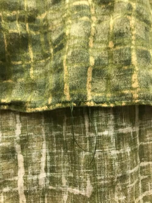 C.P COMPANY（シーピーカンパニー）C.P COMPANY (シーピーカンパニー) 95ss リネンシャツ グリーン サイズ:3の古着・服飾アイテム