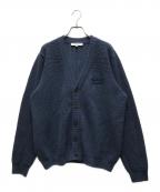 maison kitsuneメゾンキツネ）の古着「HANDWRITING COMFORT CARDIGAN」｜ブルー