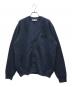 MAISON KITSUNE（メゾンキツネ）の古着「HANDWRITING COMFORT CARDIGAN」｜ブルー
