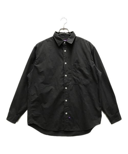 THE NORTHFACE PURPLELABEL（ザ・ノースフェイス パープルレーベル）THE NORTHFACE PURPLELABEL (ザ・ノースフェイス パープルレーベル) Regular Collar Field Shirt グレー サイズ:Mの古着・服飾アイテム