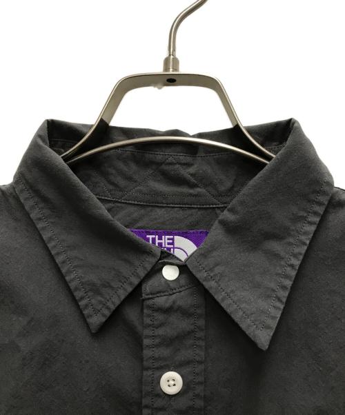 THE NORTHFACE PURPLELABEL（ザ・ノースフェイス パープルレーベル）THE NORTHFACE PURPLELABEL (ザ・ノースフェイス パープルレーベル) Regular Collar Field Shirt グレー サイズ:Mの古着・服飾アイテム