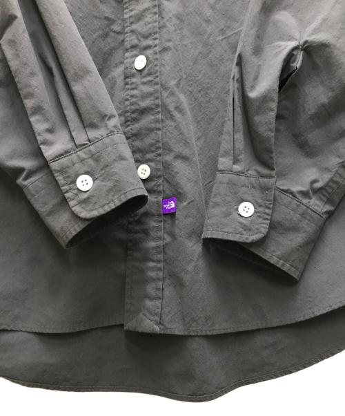 THE NORTHFACE PURPLELABEL（ザ・ノースフェイス パープルレーベル）THE NORTHFACE PURPLELABEL (ザ・ノースフェイス パープルレーベル) Regular Collar Field Shirt グレー サイズ:Mの古着・服飾アイテム