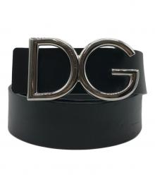 DOLCE & GABBANA（ドルチェ＆ガッバーナ）の古着「DGロゴベルト」｜ブラック