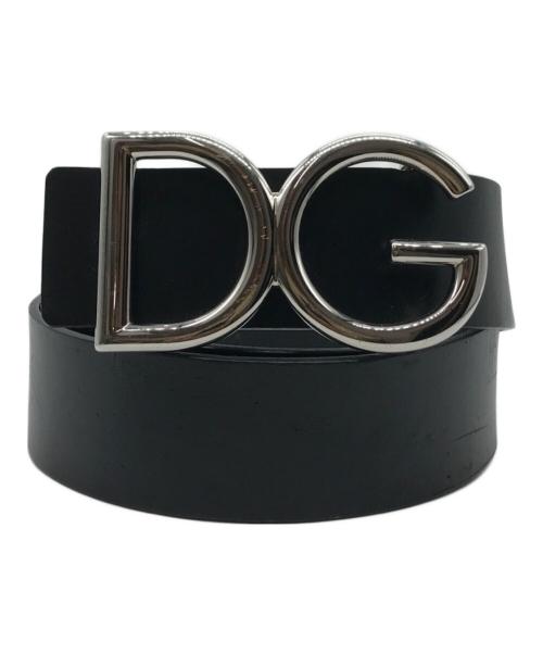 DOLCE & GABBANA（ドルチェ＆ガッバーナ）DOLCE & GABBANA (ドルチェ＆ガッバーナ) DGロゴベルト ブラックの古着・服飾アイテム