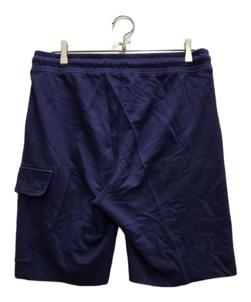 C.P COMPANY（シーピーカンパニー）C.P COMPANY (シーピーカンパニー) ゴーグルカーゴスウェットハーフパンツ ブルー サイズ:Lの古着・服飾アイテム